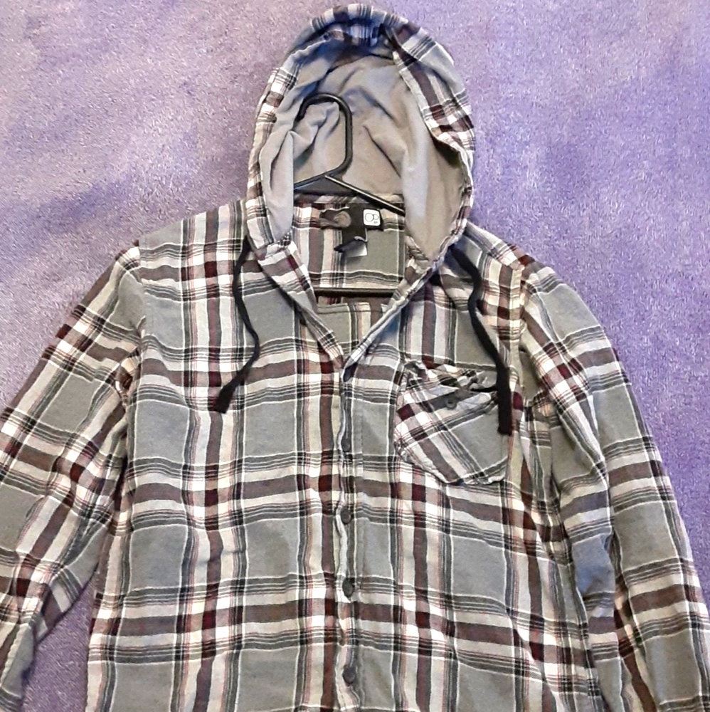 Plaid button down